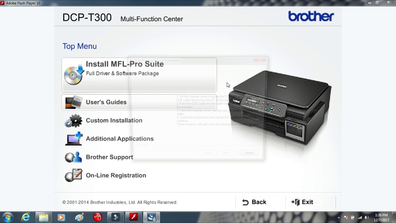 install brother printer driver